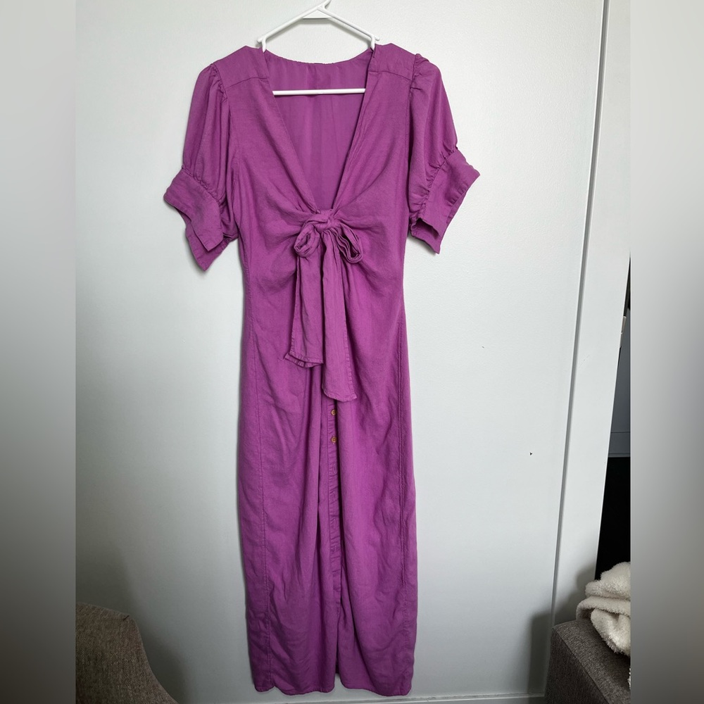 Free People Pink Midi Dress - Picture 3 of 8